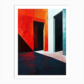 'Sunlight' Abstract Minimalism Art Print