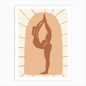 Yoga Pose 8 Art Print