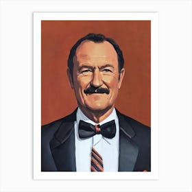 Gene Hackman Illustration Movies Art Print