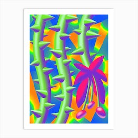 Digital Nature (Flower) Art Print