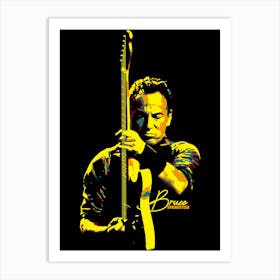 Bruce Springsteen American Rock Musician Legend Póster