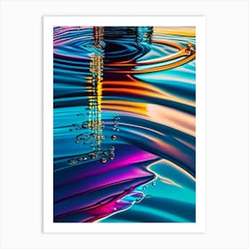 Water As A Source Of Inspiration & Reflection Waterscape Pop Art Photography 1 Art Print
