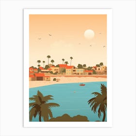 Senegal Travel Illustration Art Print