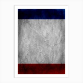 Crimea Flag Texture Art Print