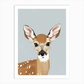 Fawn Illustration 3 Art Print