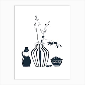 Greece Still Life Art Print