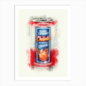 Bud Light Chelada Clamato Art Print