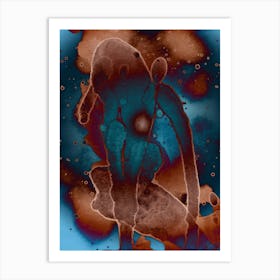 Abstract Alcohol Ink Metamorphosis 1 Art Print