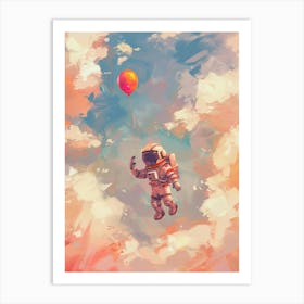 Astronaut In Space 10 Art Print