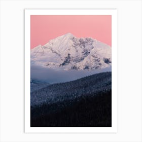 Gunsight Mountain Alaska Art Print