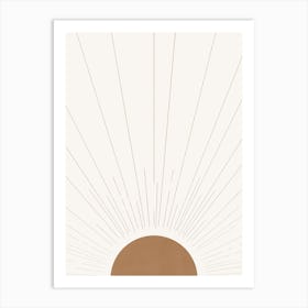 Sunburst 3 Art Print