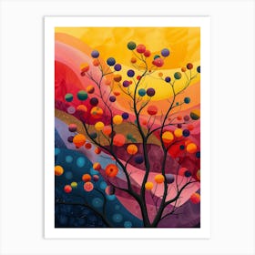 Abstract Tree Art Print