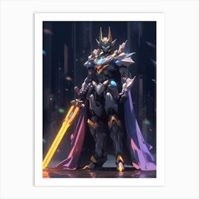 Knight In Armor Art Print