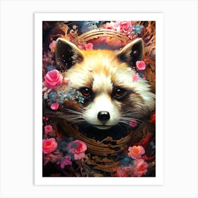 Raccoon Art Print