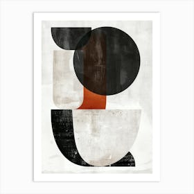 Santiago Stone Park Bauhaus Minimalist Art Print