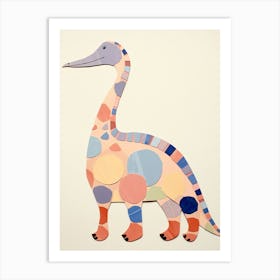 Nursery Dinosaur Art Nigersaurus 1 Art Print