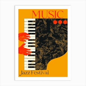 Jazz Festival Art Print