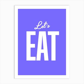 Lets Eat Poster