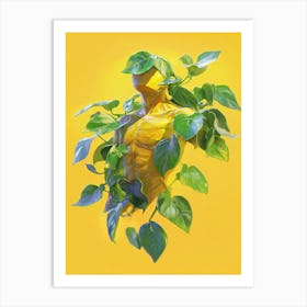 Man In The Tree Art Print