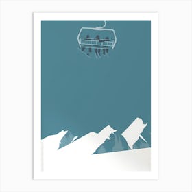 Ski Lift 3 Art Print