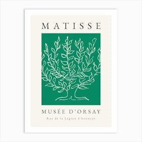 Matisse Green Tree Print Art Print