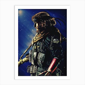 Light Of Heroes ― Venom Snake Metal Gear Art Print