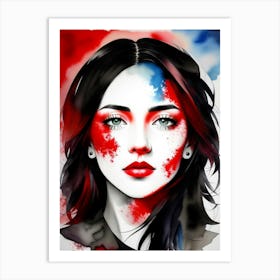 French Girl Art Print