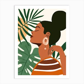 Afro-American Woman 35 Art Print