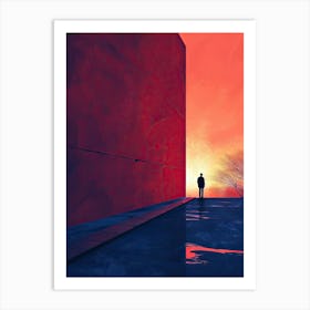 Sunset 455, Minimalism Art Print