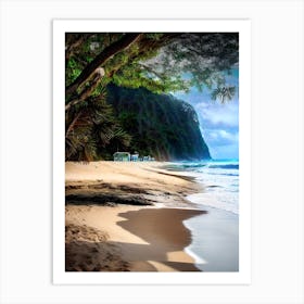 Hawaiian Beach Art Print