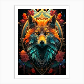 Wolf Art Art Print