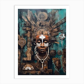Cultural Tapestry Trails: Journey into African Inspirations Art Print
