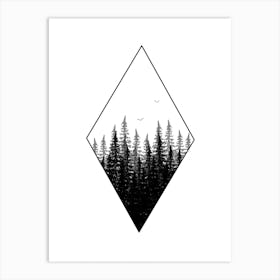 The Forest Illustration Art Print