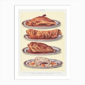 Joints Roast Haunch Of Mutton Art Print