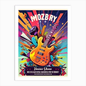 Mozby Concert Poster Art Print