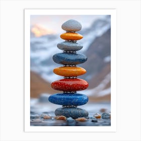 Balancing Stones 2 Art Print