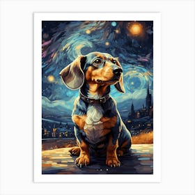 Dachshund Art 1 Art Print