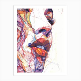 Woman'S Face 138 Art Print