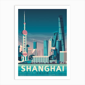 Shanghai China Art Print