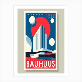 Bauhaus exhitbition poster Art Print