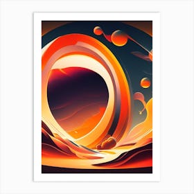 Energy Comic Space Space Art Print