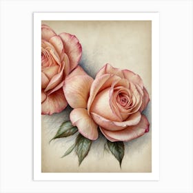 Roses Art Print