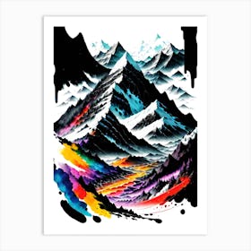 Mountains Art Print