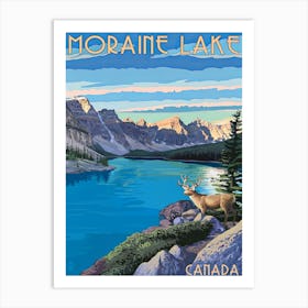 Moraine Lake Art Print