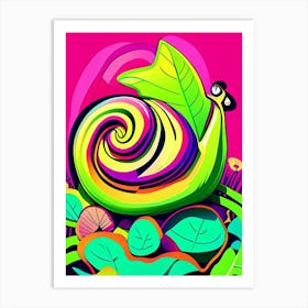 Garden Snail 1 Pop Art Art Print