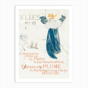Elles Frontispiece (1896), Henri de Toulouse-Lautrec Art Print