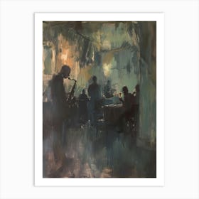 Jazz At The Bar Art Print