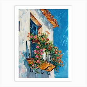 Balcony Painting In Almeria 3 Art Print