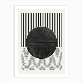 Modern Waves Art Print