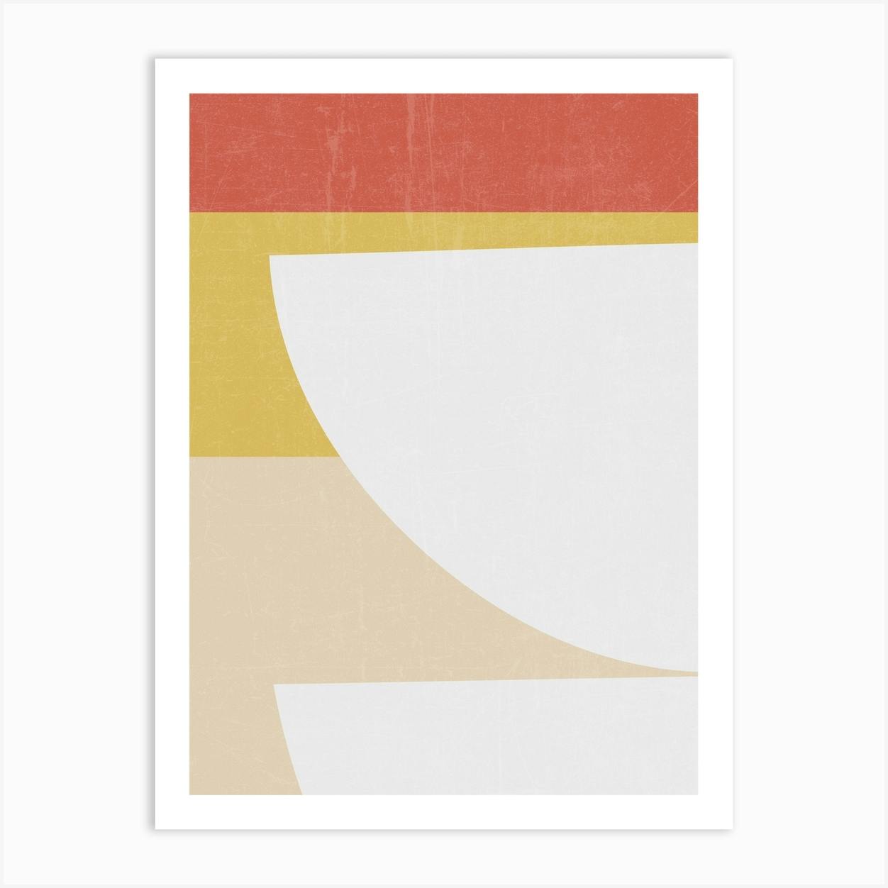 Colourful Mid Century Moderns B Art Print By Print Punk Studio - Fy